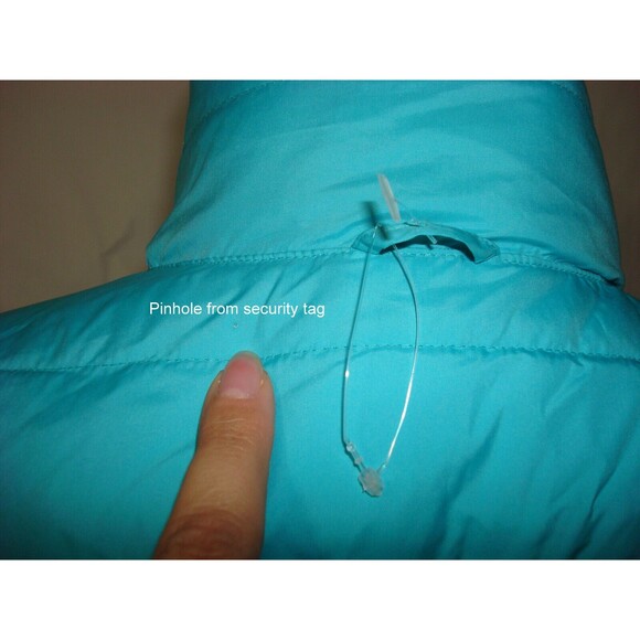 New NWOT J Crew KID Crewcuts Girls XL Reversible Puffer Coat Jacket Blue Aqua - Picture 16 of 16